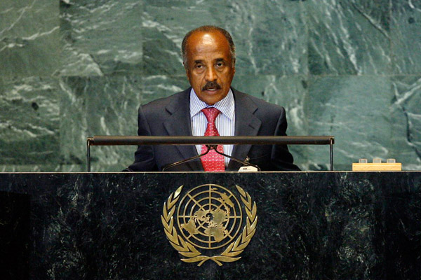 The Foreign Minister of Eritrea addresses the UN General Assembly. Credit: UN Photo/Marco Castro 